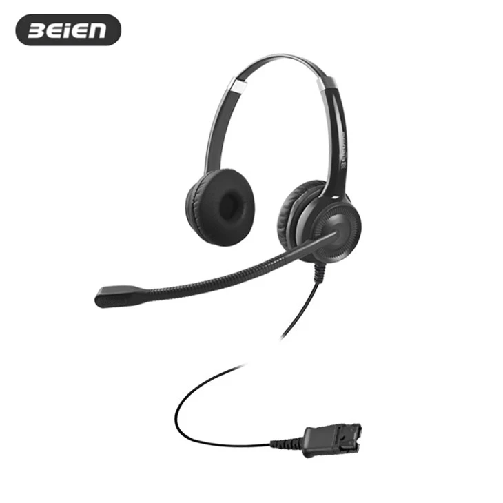 Dual Ear QD Connector Headset