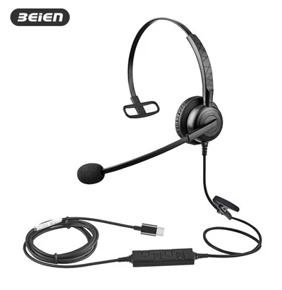 Najlepszy zestaw słuchawkowy dla call center USB C do laptopa