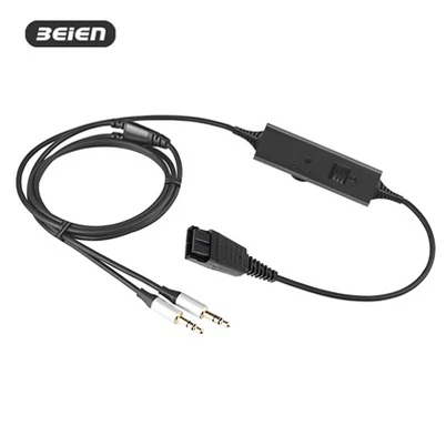 Adapter PC GNQD-PC2*3,5 mm z wbudowanym sterowaniem